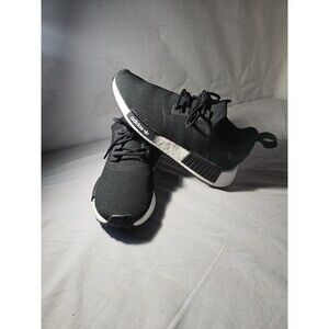 Adidas NMD R1 Primeknit Black Running Shoes Size 6
